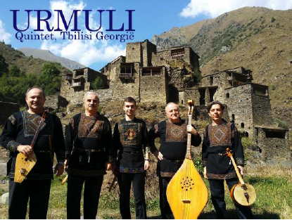 Illustration. Berchem. zomaar. Urmuli quintet concert uit Tbilisi Georgië. 2018-03-25